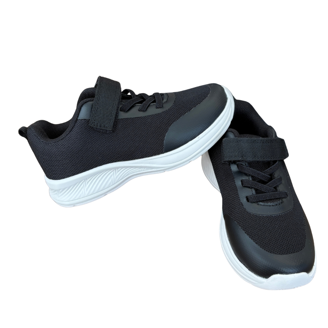 Black Velcro Trainers