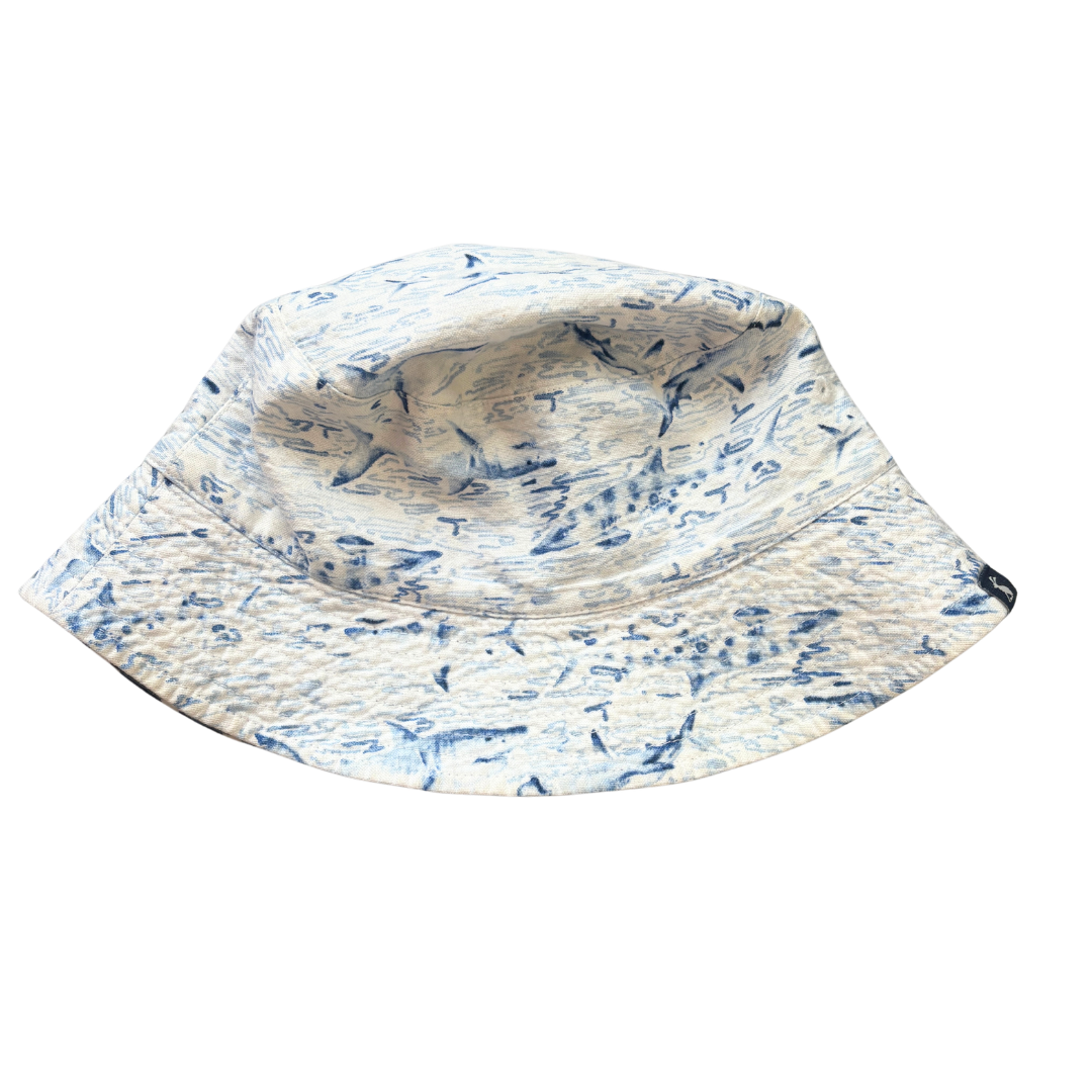 Shark/Stripe Reversible Bucket Hat product image by Joules