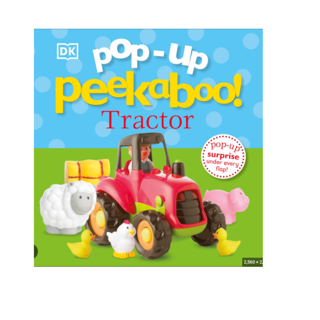 Pop Up Peekaboo Tractor - Board Book product image by Dorling Kindersley