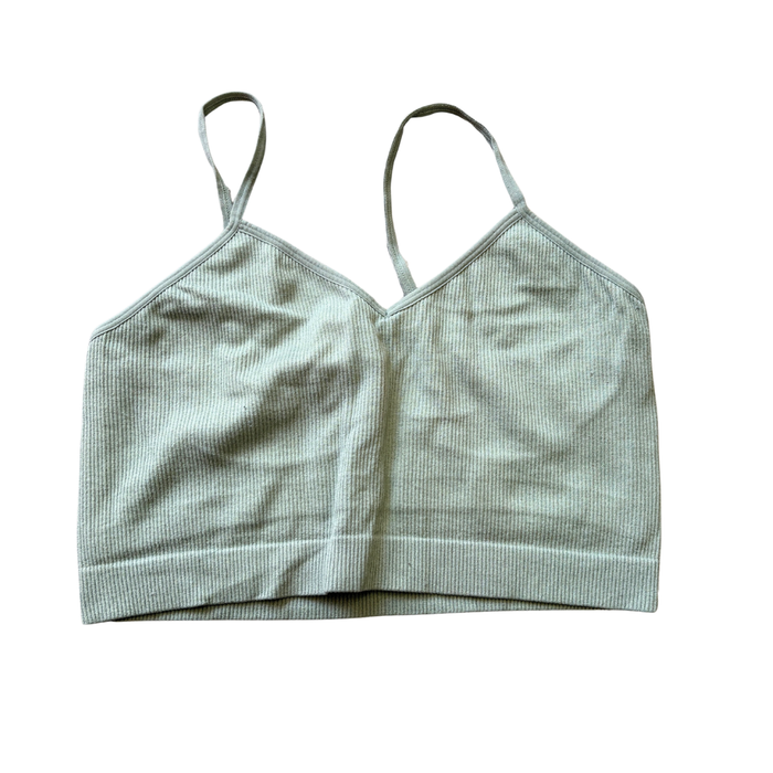 Ribbed Cropped Vest