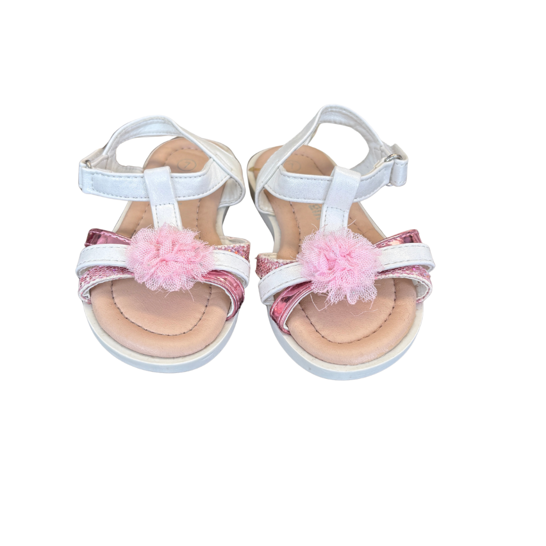 Pink/White Sandals image 1 of 2 by Walkright