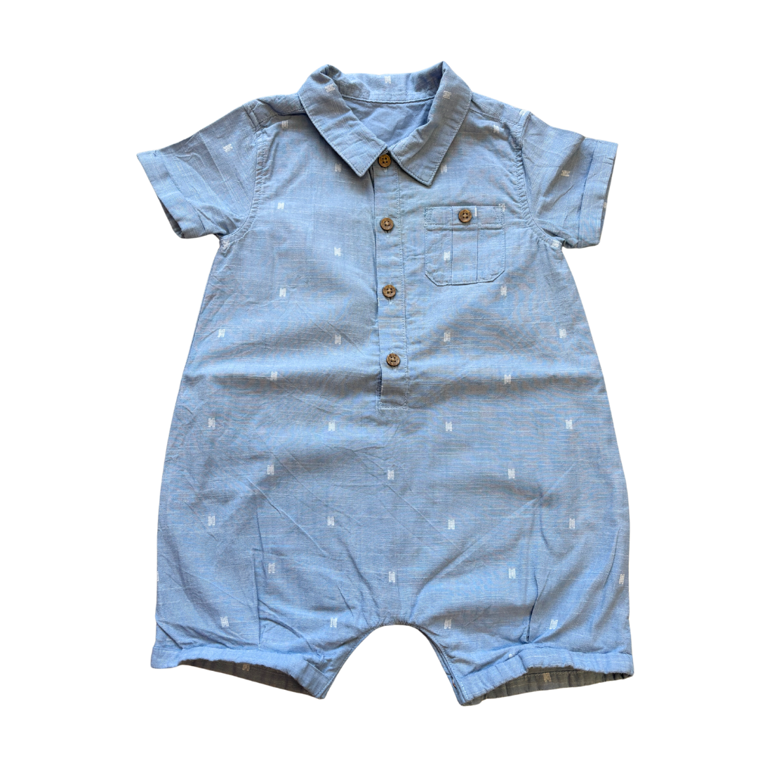 Cotton Collared Romper product image by George