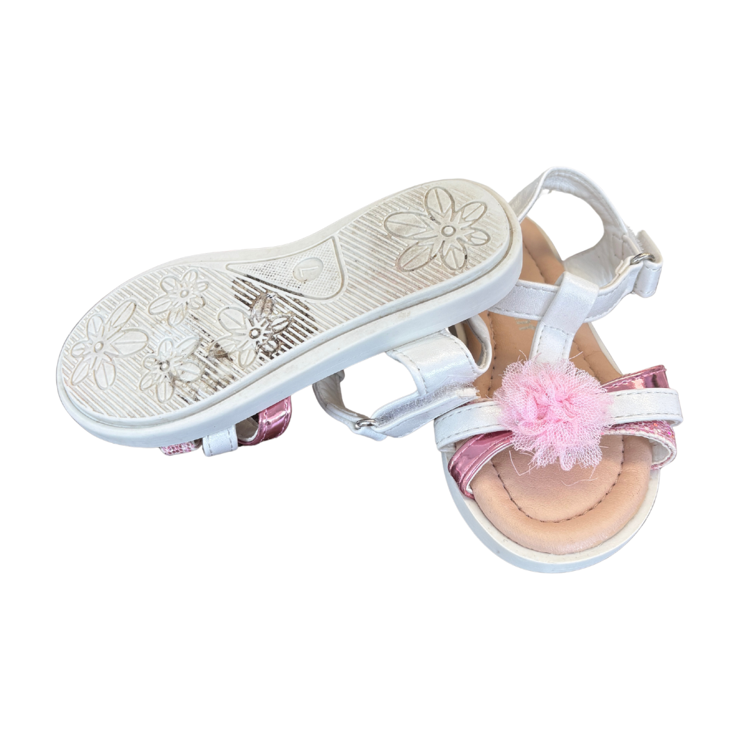 Pink/White Sandals image 2 of 2 by Walkright