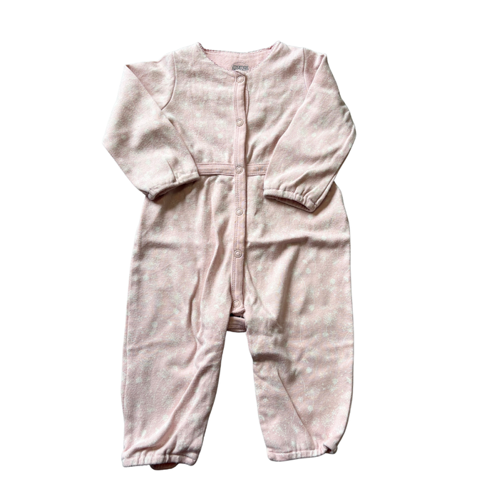 Pink Floral Romper