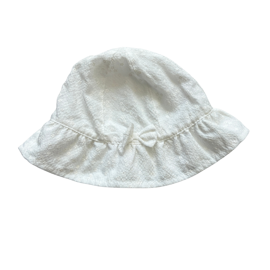 White Floral Sun Hat product image by Other