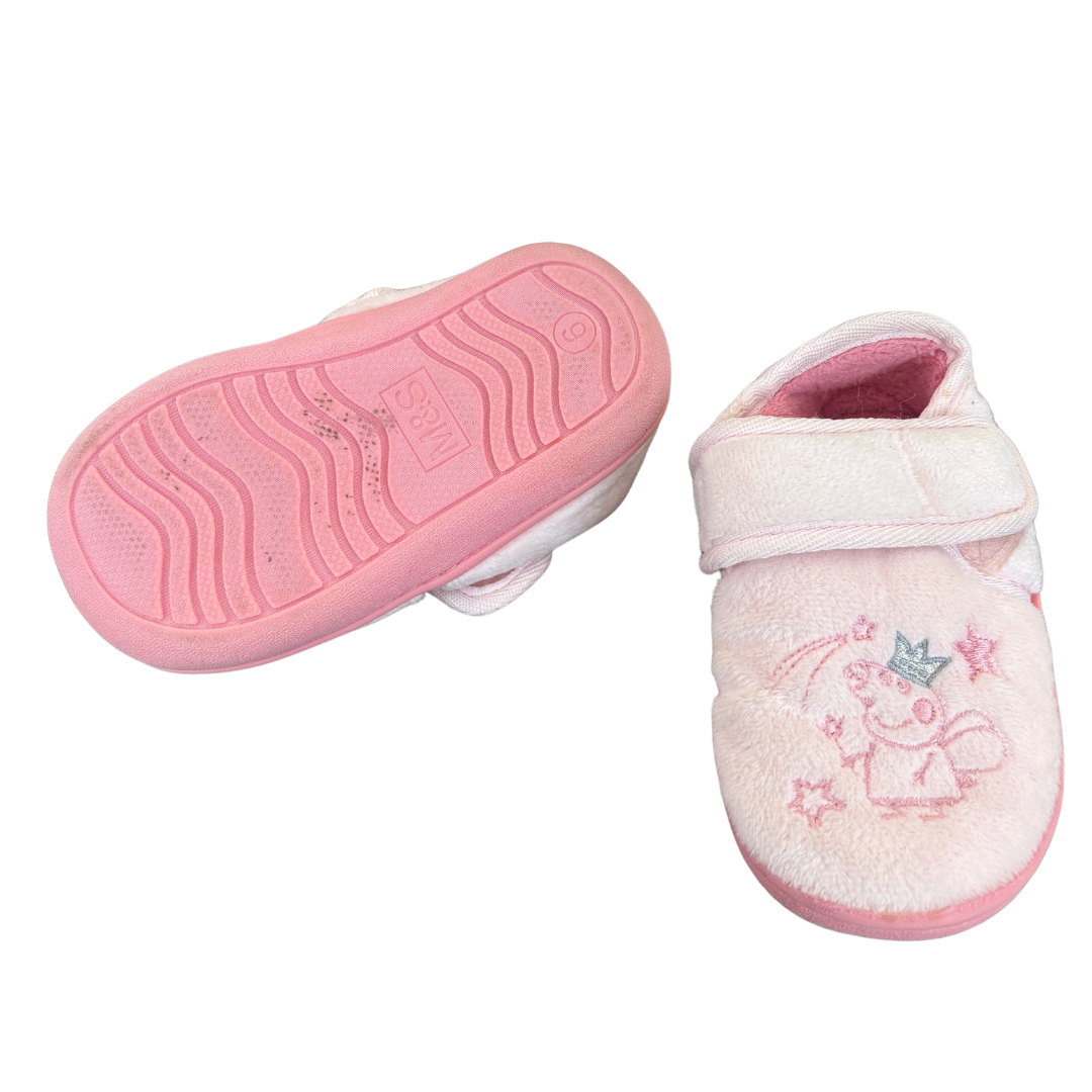 Peppa Pig Velcro Slippers