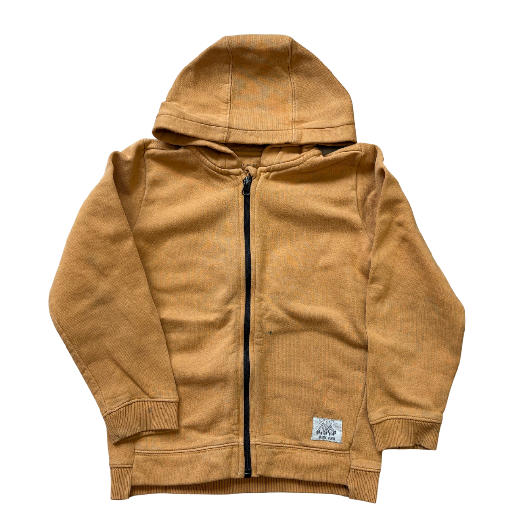 Mustard Zip Up Hoodie product image by Nutmeg