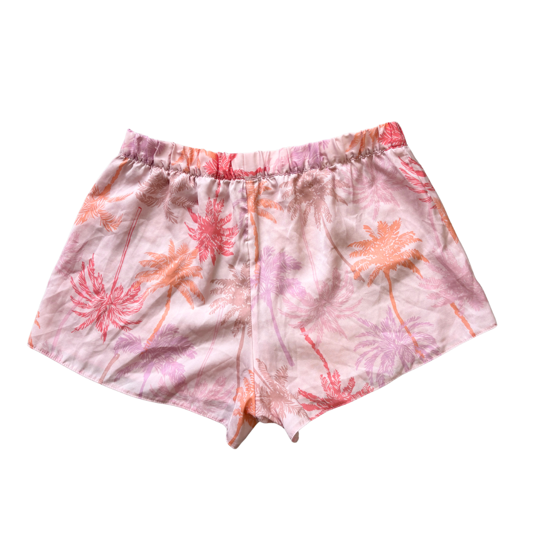 Silky Palm Print Shorts product image by Other