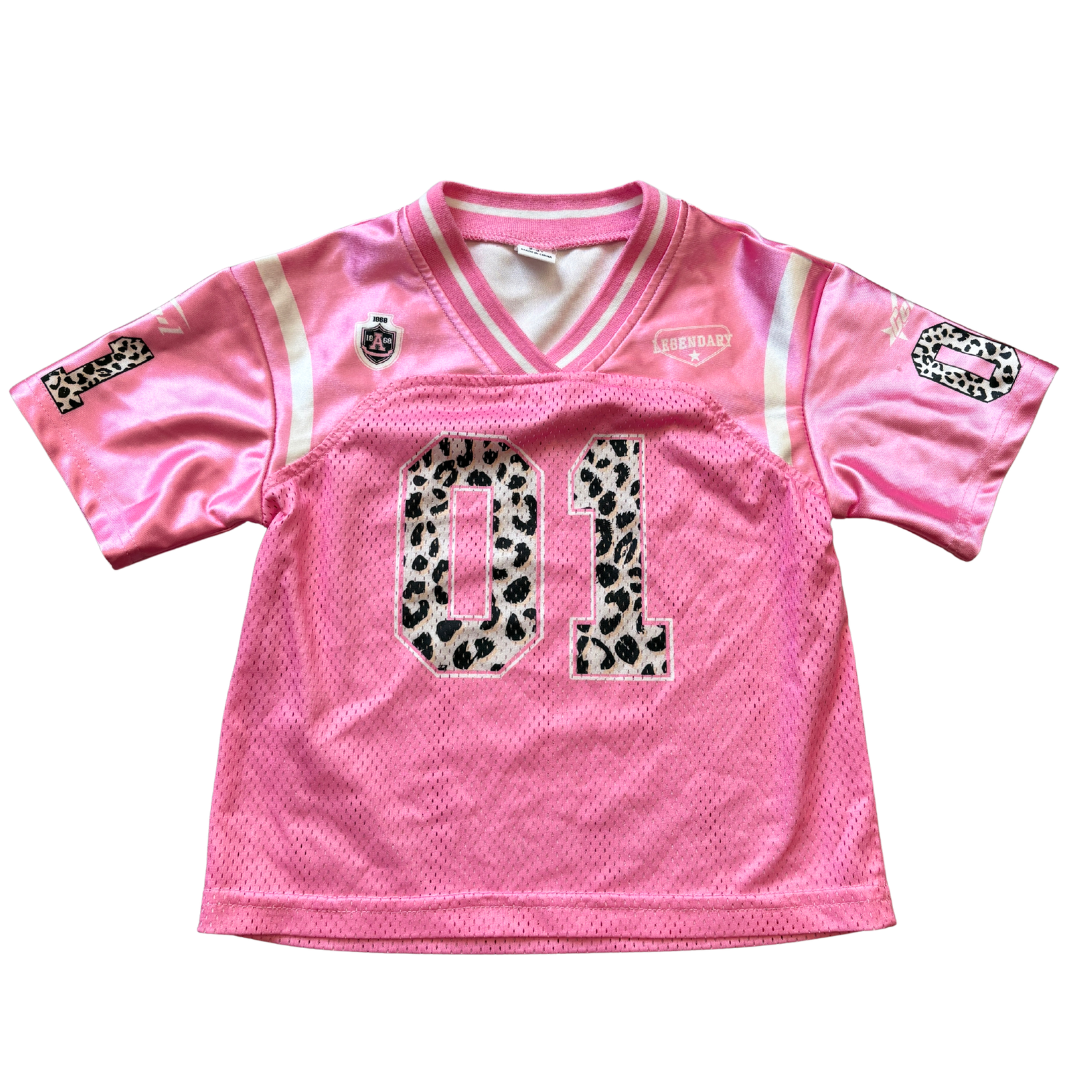 01 Pink Football Tee product image by Shein