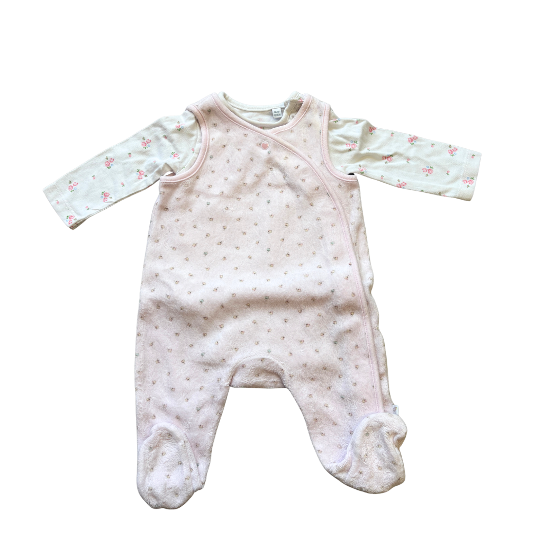 Floral Footed Dungarees product image by Mothercare