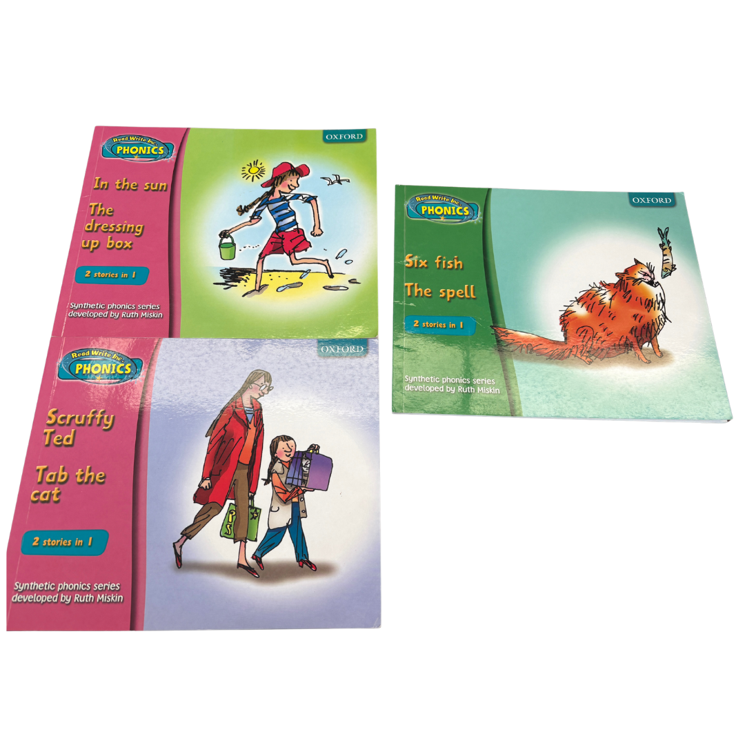 Read Write Inc - Phonics Books x8 - 2 In 1 Stories