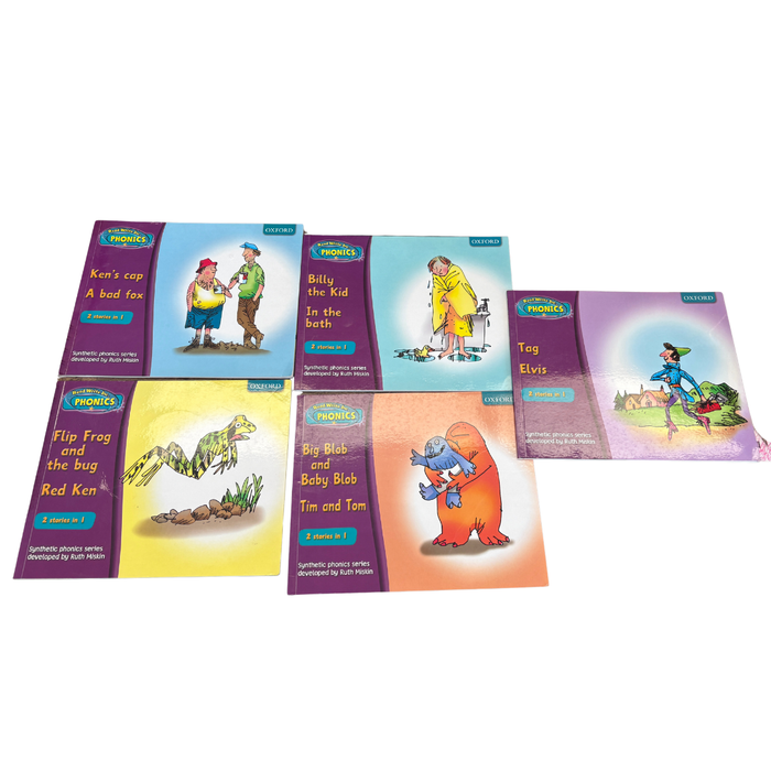 Read Write Inc - Phonics Books x8 - 2 In 1 Stories
