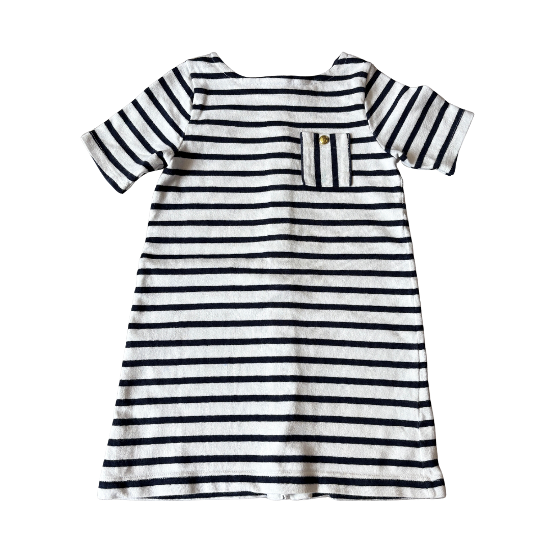 Cotton Striped Dress product image by Petit Bateau