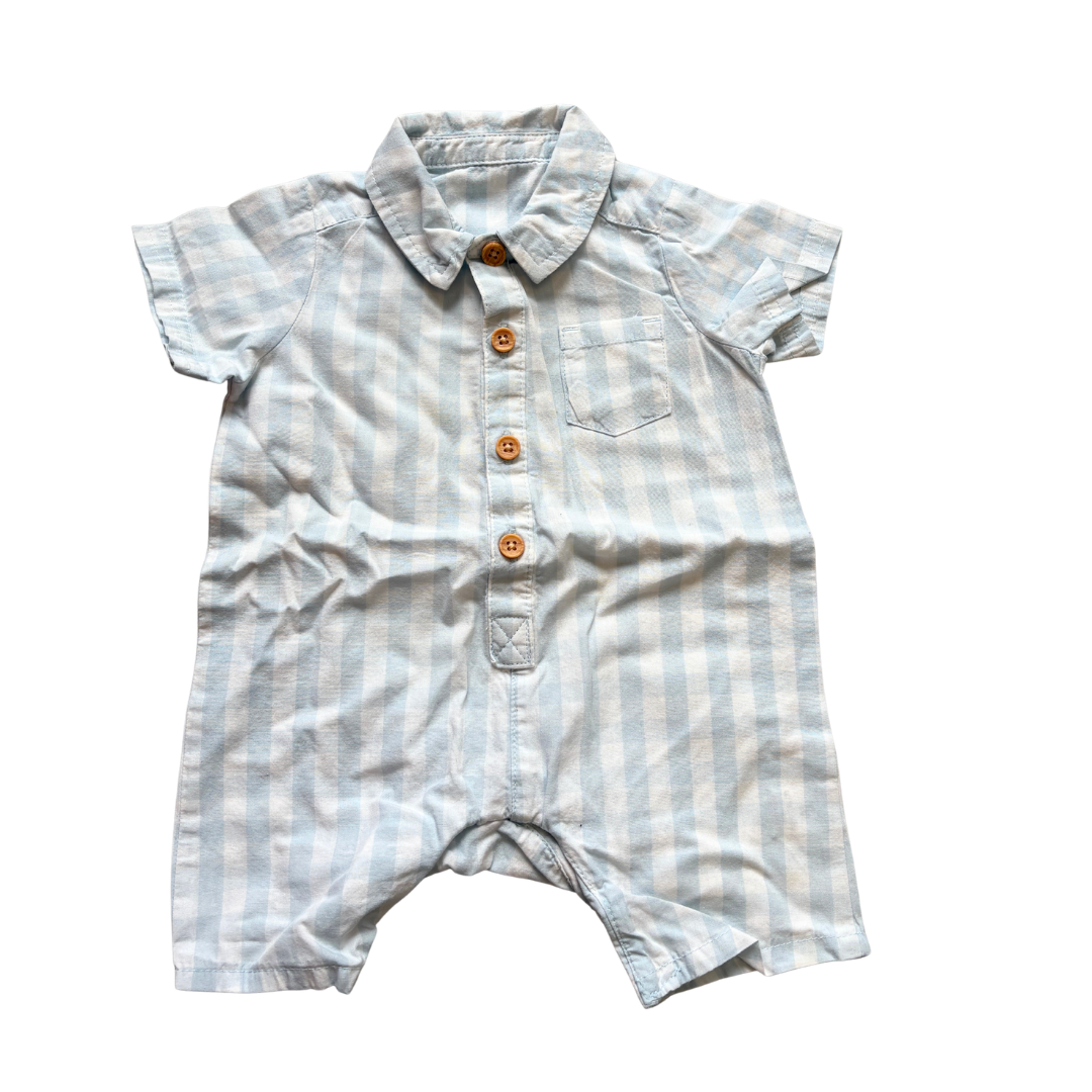 Cotton Check Cotton Romper product image by Tu
