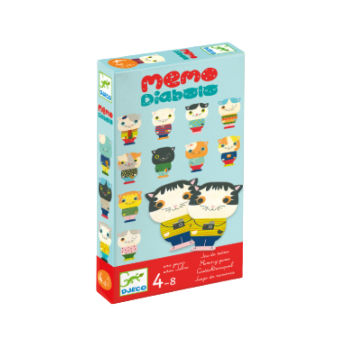 Cat Memory Game product image by Djeco