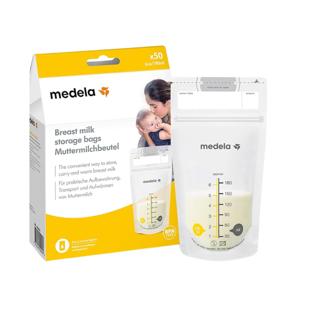 22x 180ml Breast Milk Storage Bags product image by Medela