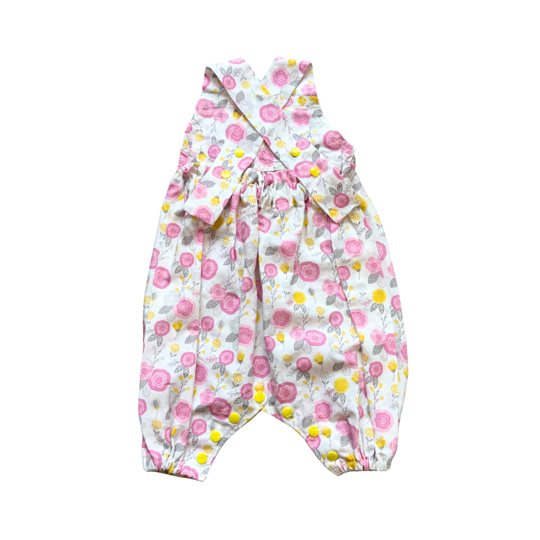 Floral Cotton Dungarees image 2 of 2 by Handmade