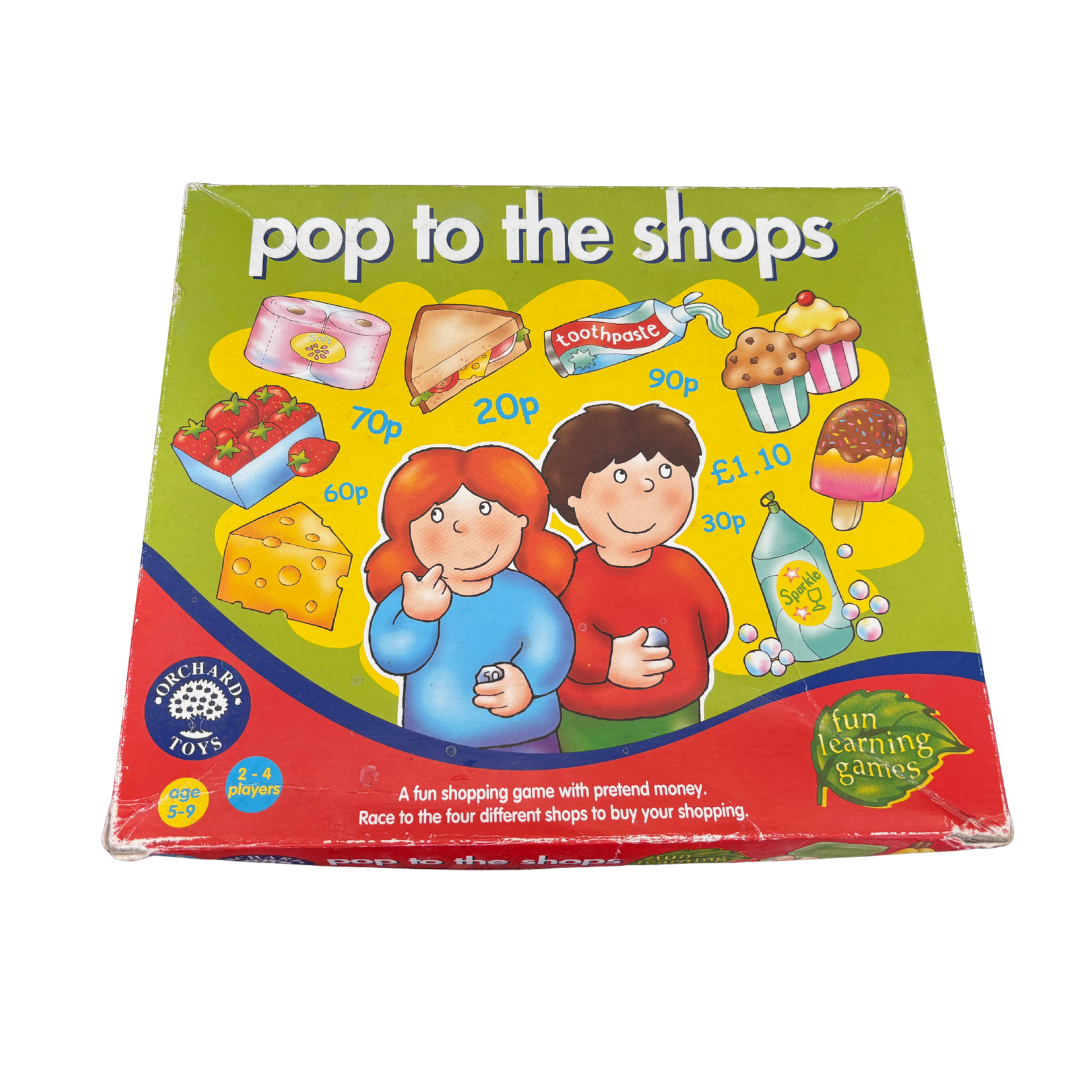 1999 Pop to the Shops Game product image by Orchard Toys
