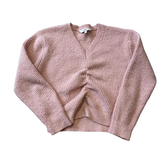 Pink Ruched Jumper