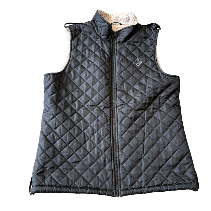 Black Quilted Gilet