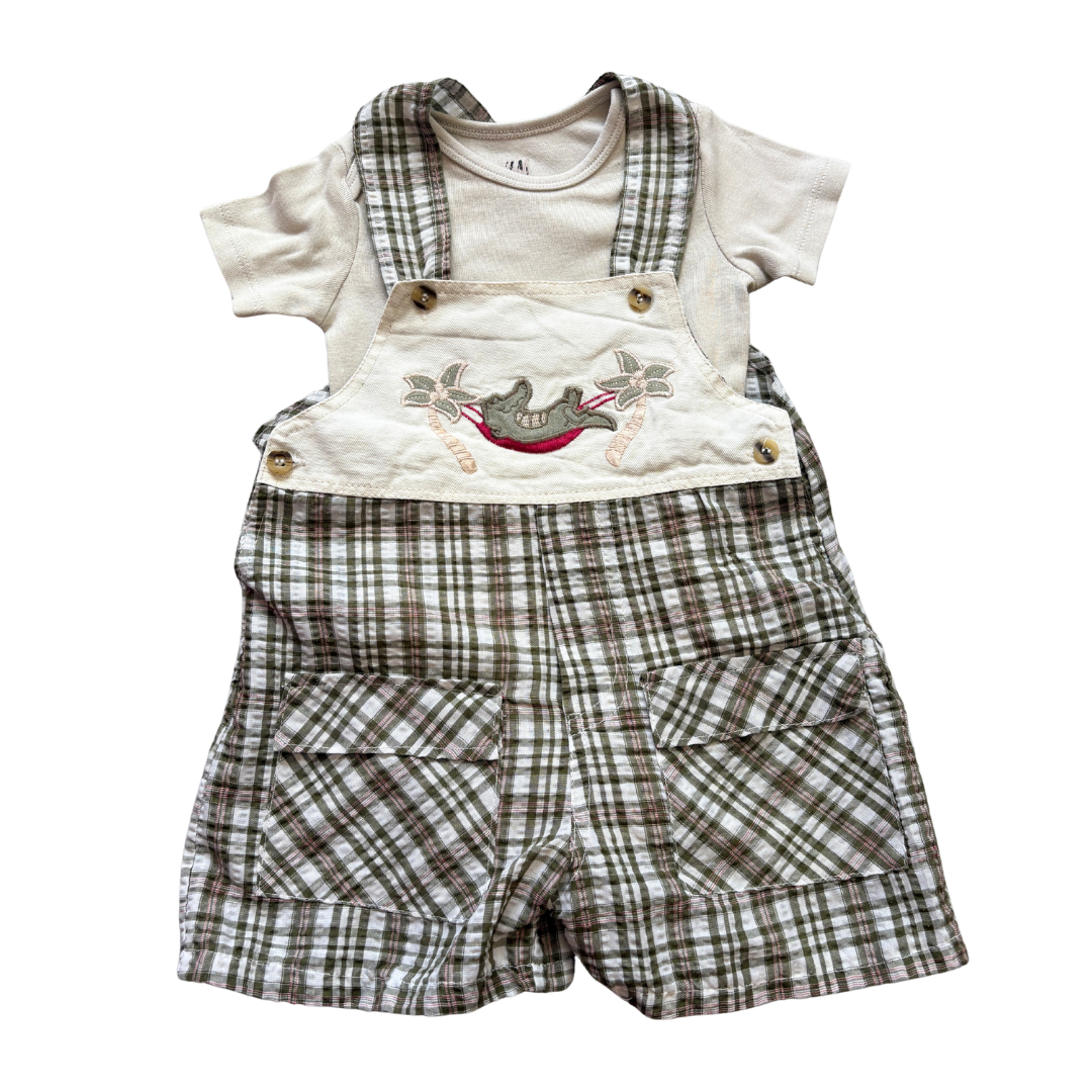 Croc Shortie Dungarees product image by H&M