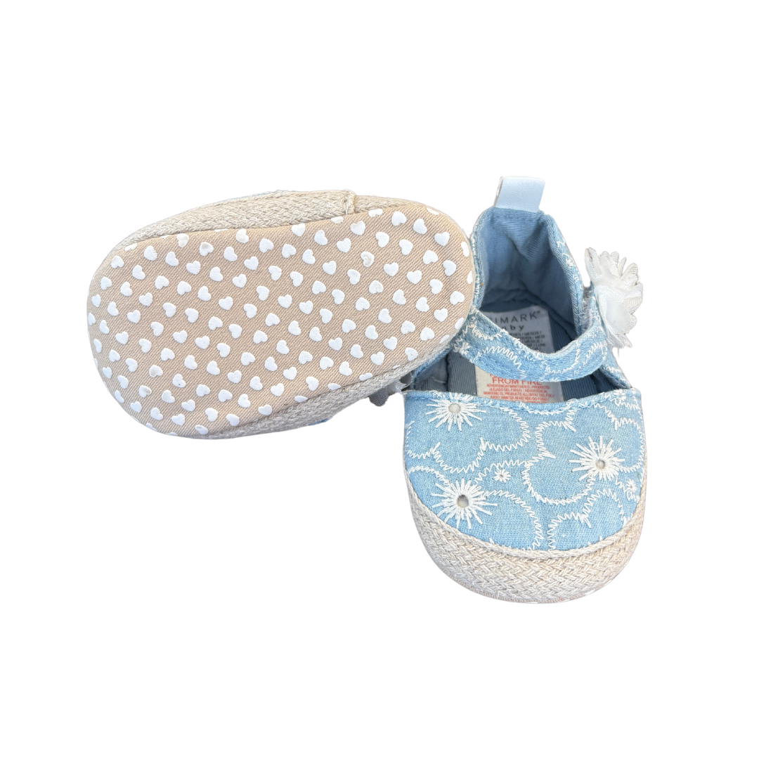 Floral Velcro Pram Shoes image 2 of 2 by Primark