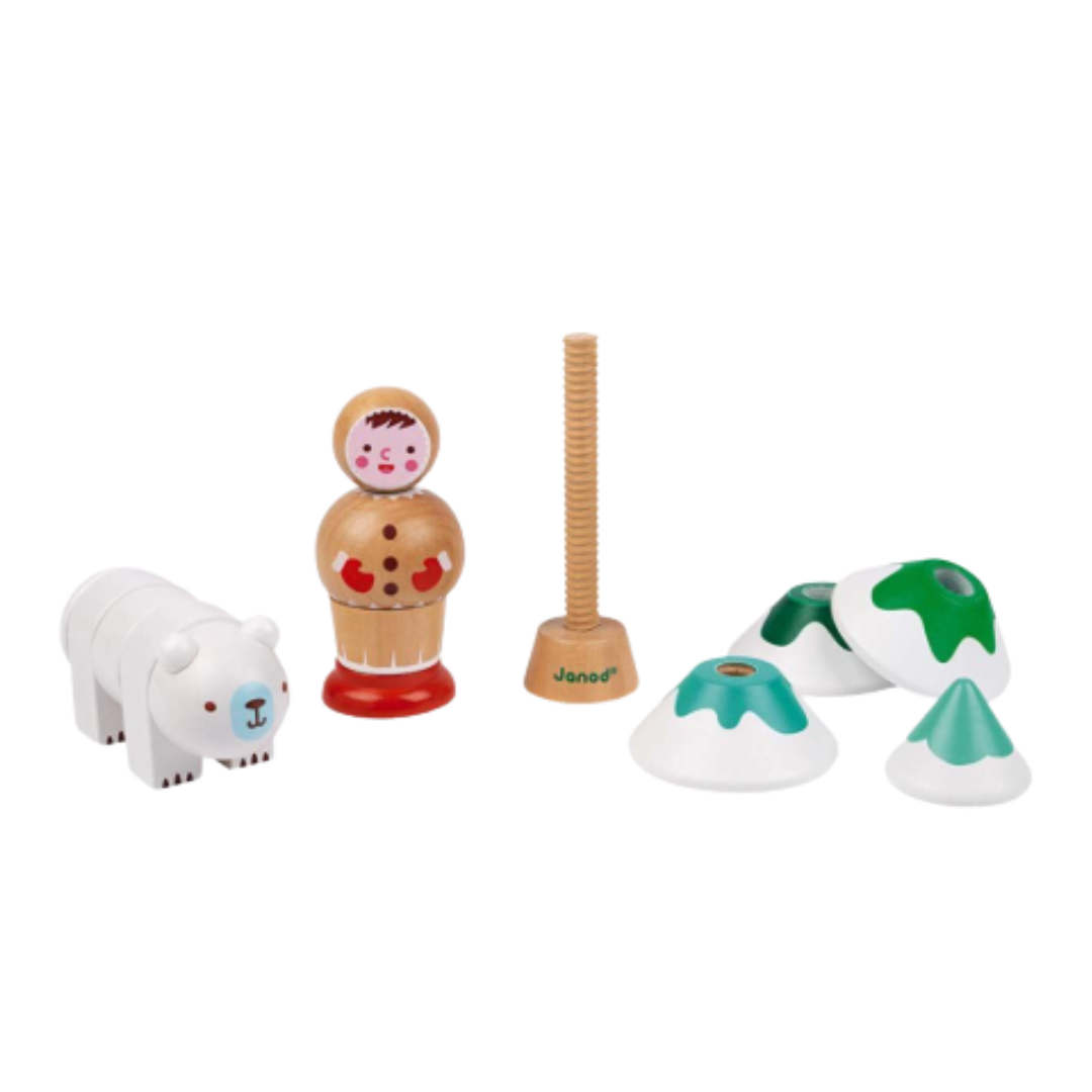 Arctic Stack & Screw Toy product image by Janod