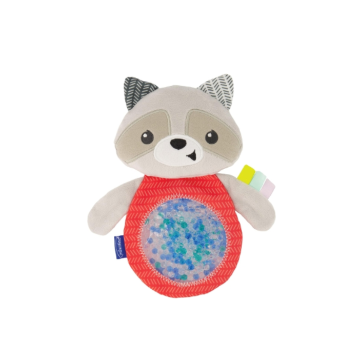 Racoon Seek and Squish Gel Pouch Pal