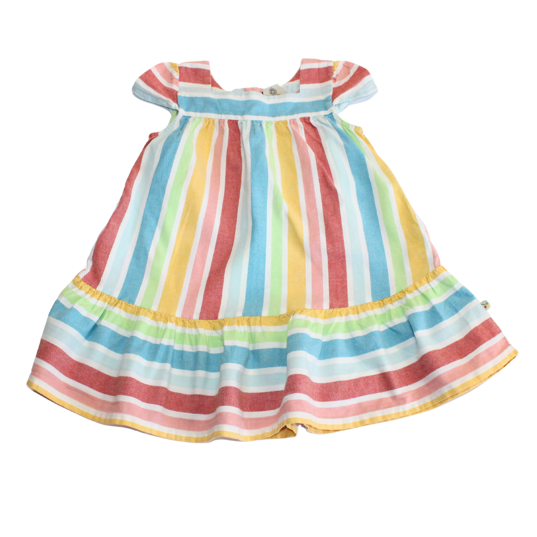 Organic Cotton Striped Dress