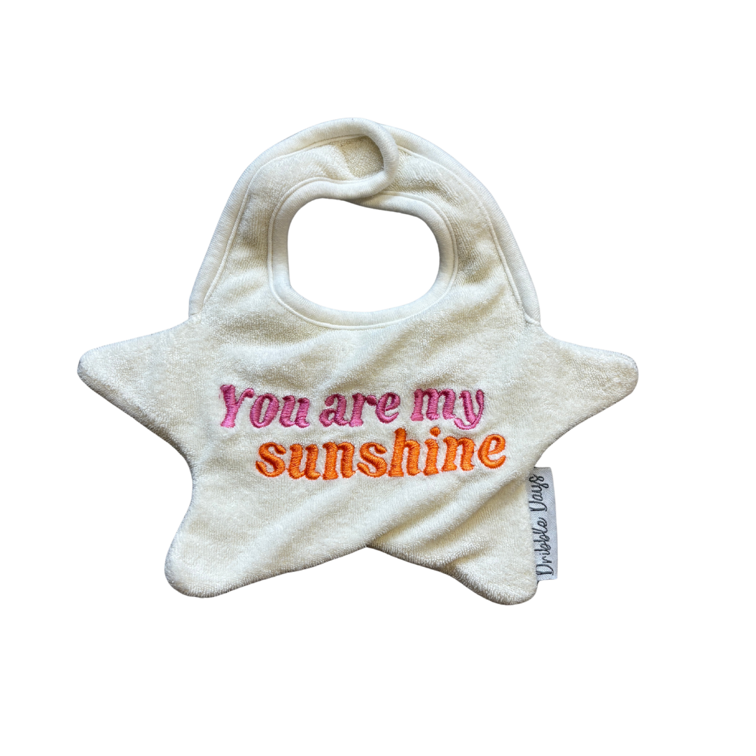 You Are My Sunshine Bib product image by Dribble Days
