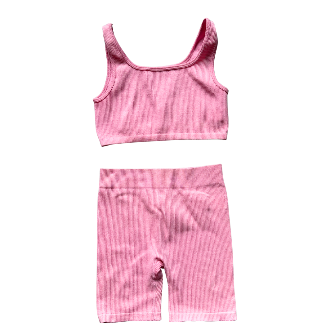 Pink Ribbed Set product image by Primark