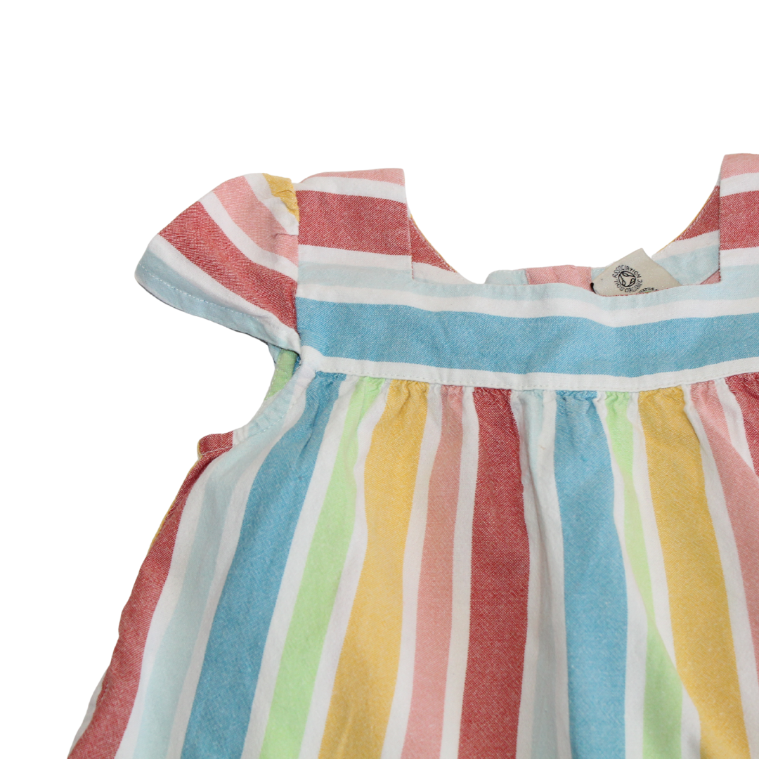 Organic Cotton Striped Dress