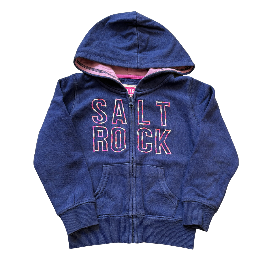 Navy Zip Up Hoodie product image by SaltRock