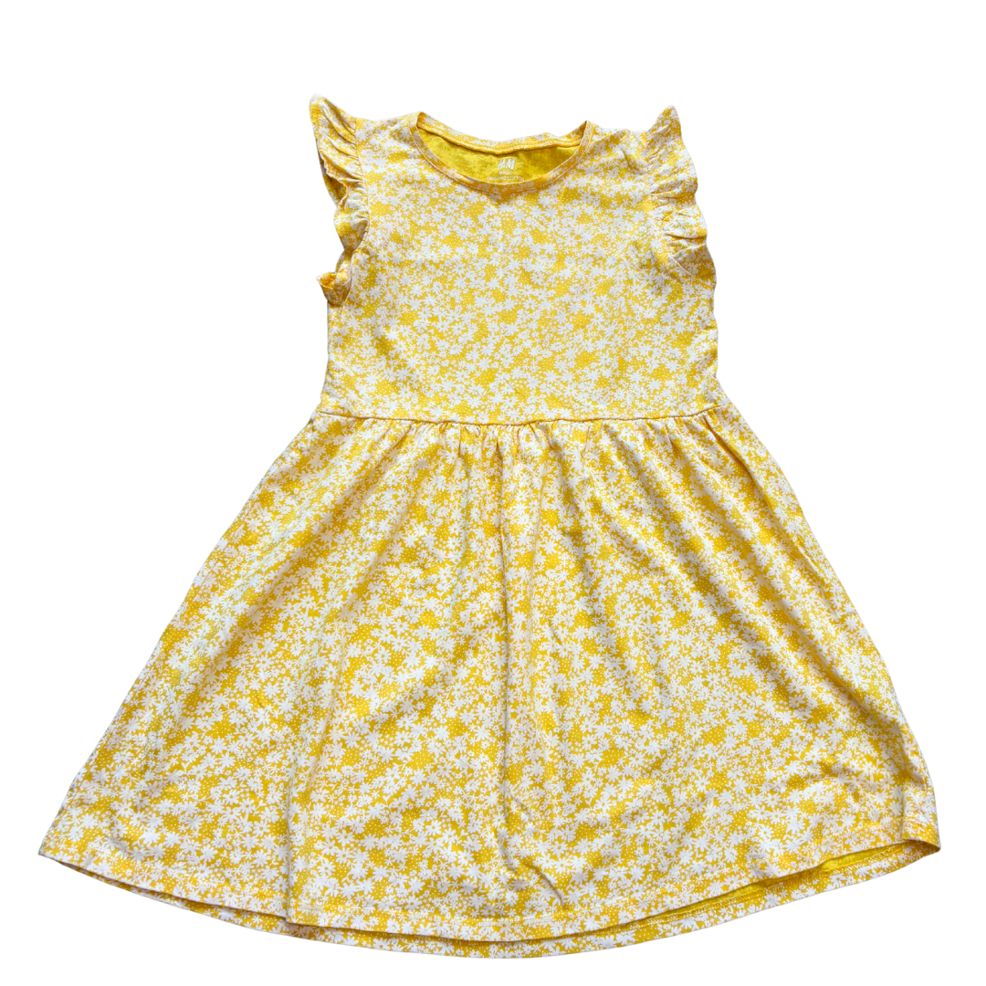 Yellow Floral Summer Dress product image by H&M