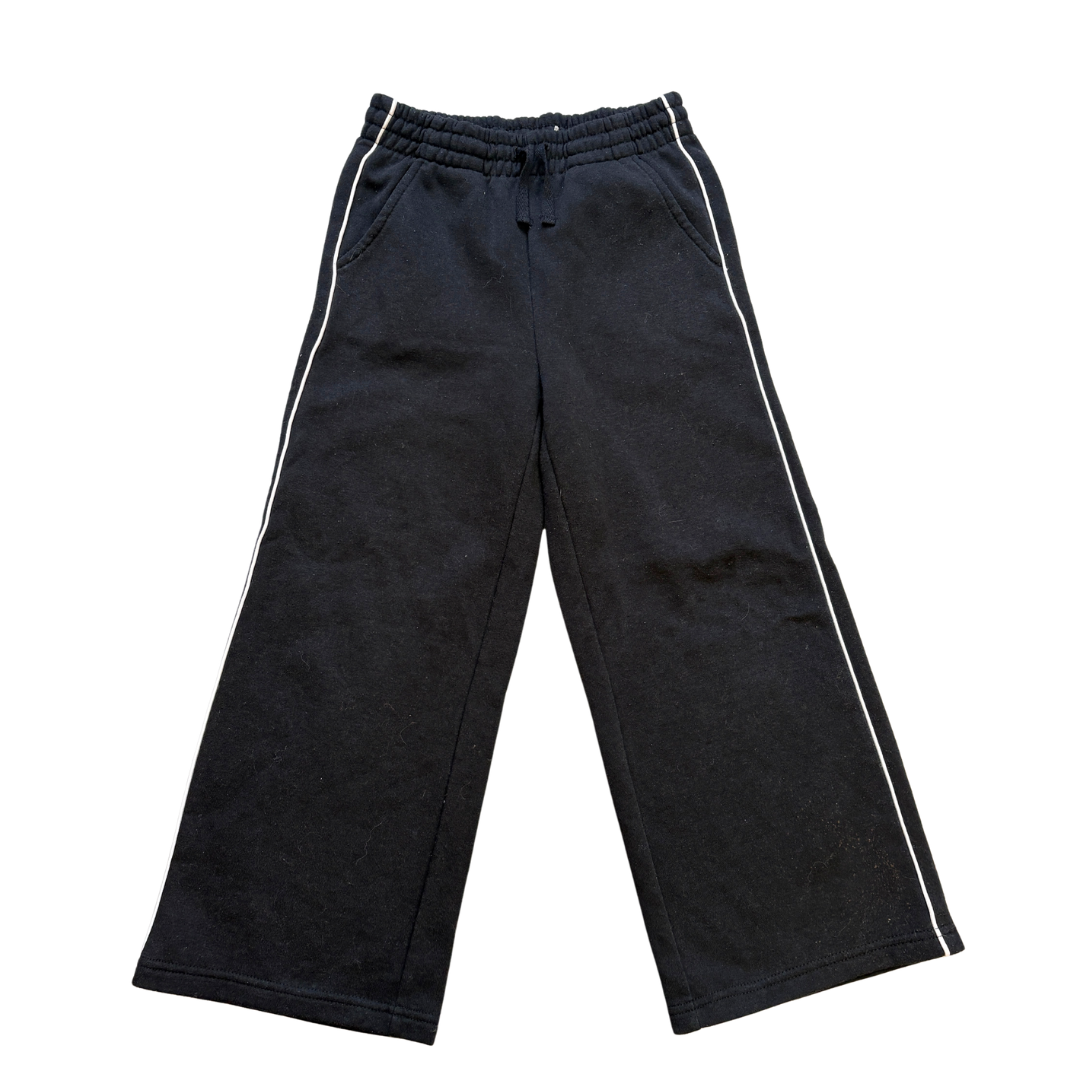 Wide Leg Black Joggers product image by Peacocks
