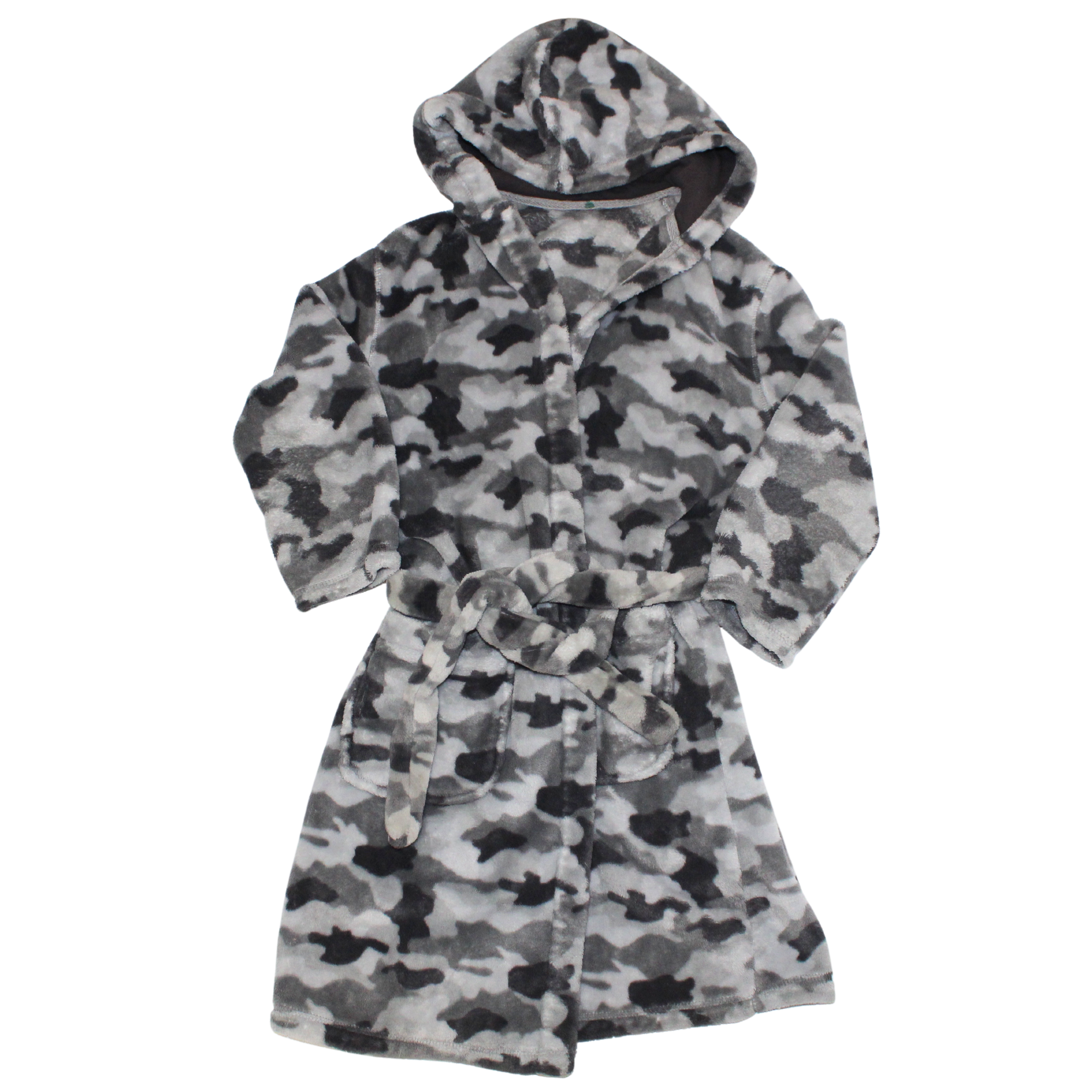 Grey Camo Dressing Gown