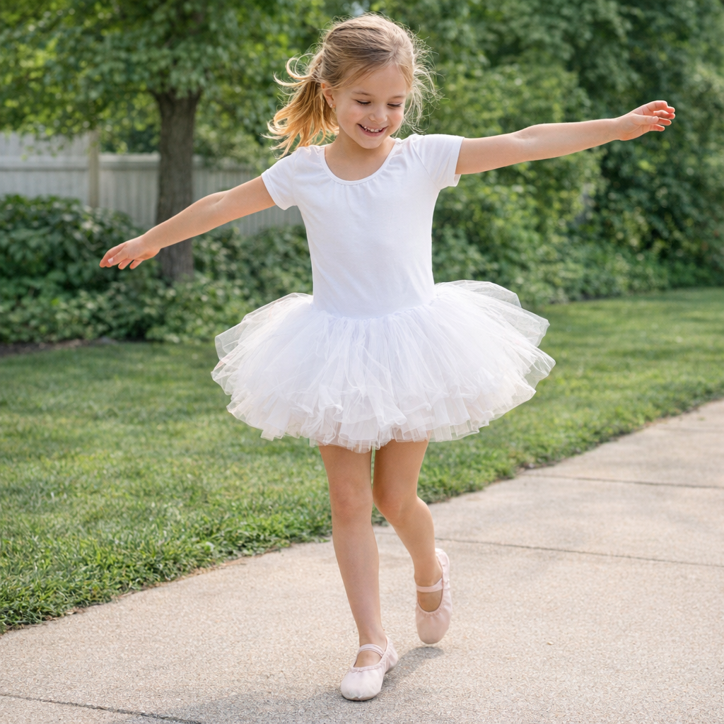 AI image for White Ballet Dress