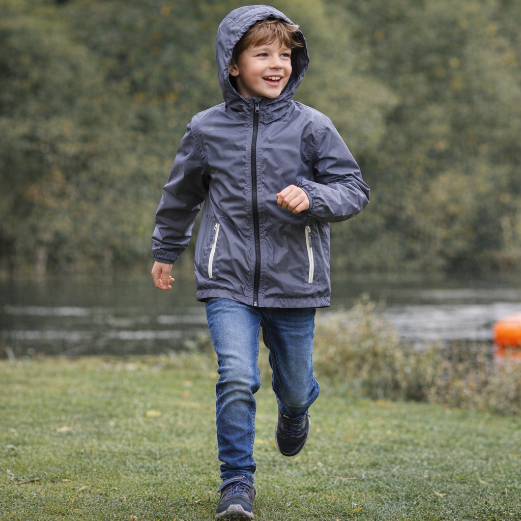 AI image for Grey Waterproof Jacket.