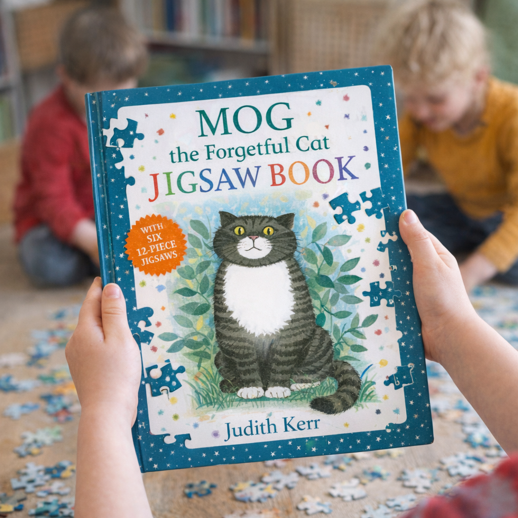 AI image for Mog the Forgetful Cat - Jigsaw Book