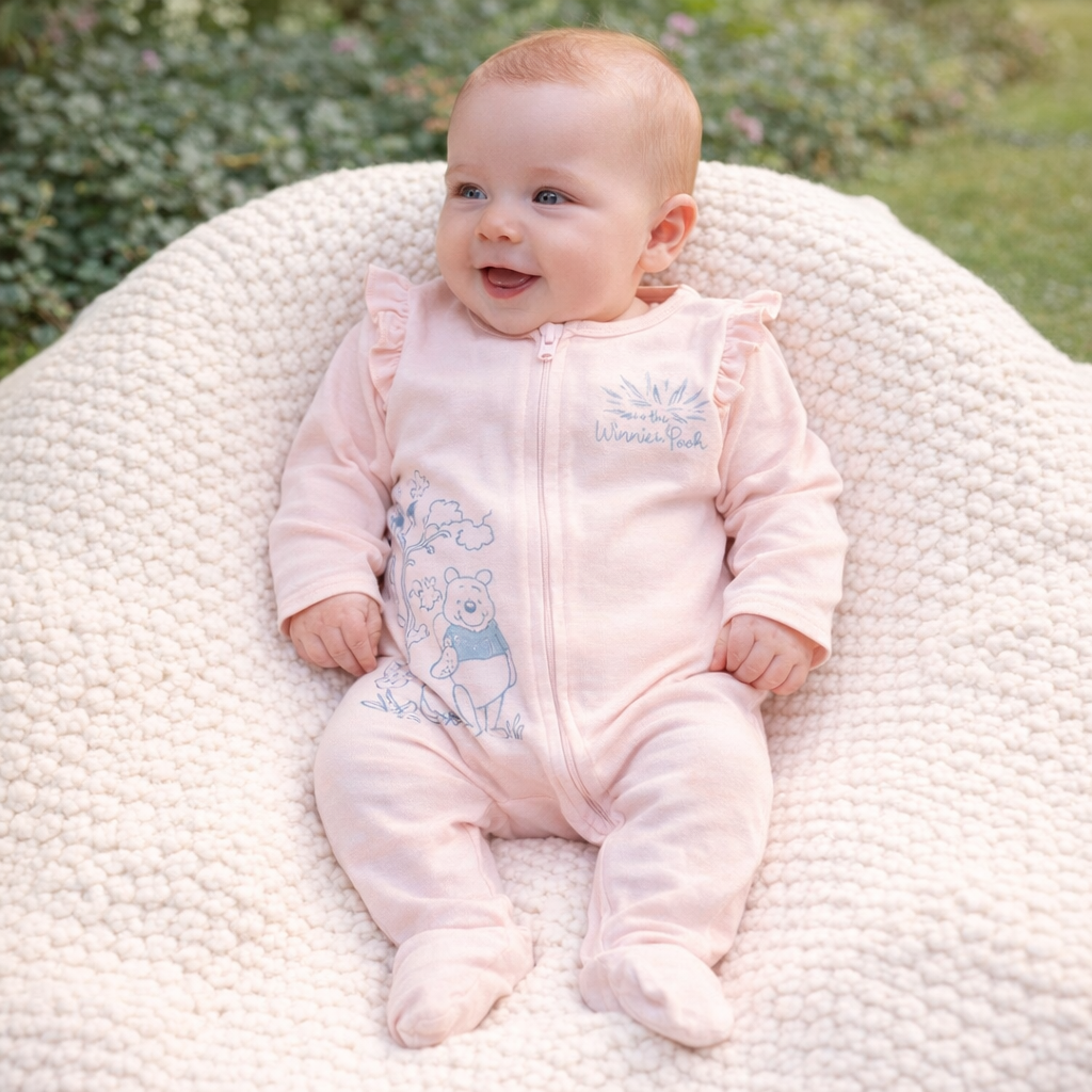 AI image for Winnie the Pooh Ruffle Zip Grow