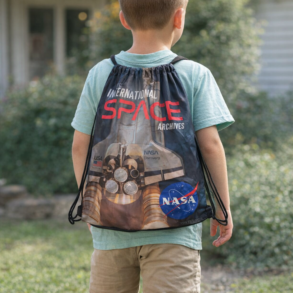 AI image for Nasa Drawstring Bag