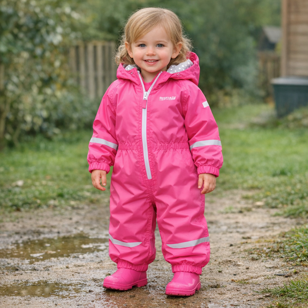 AI image for Pink Waterproof Suit