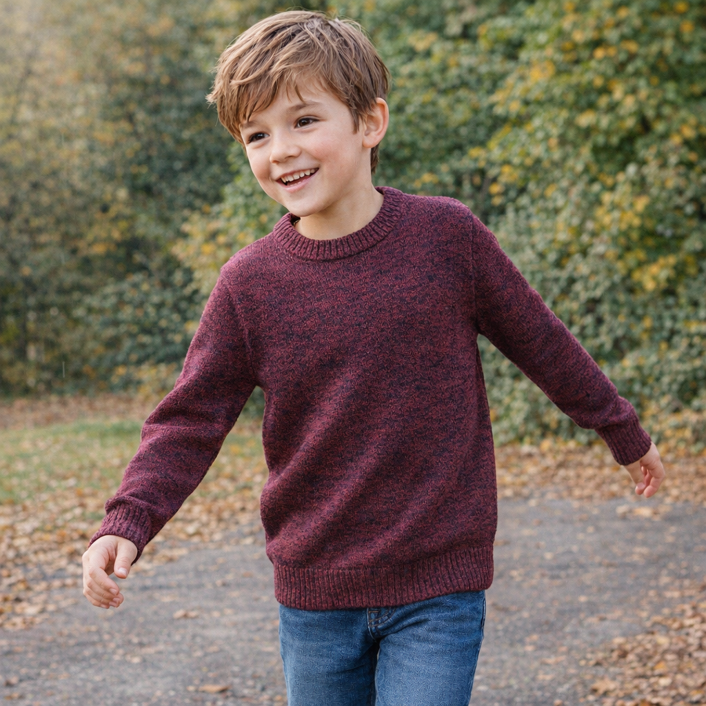 AI image for Burgundy Jumper