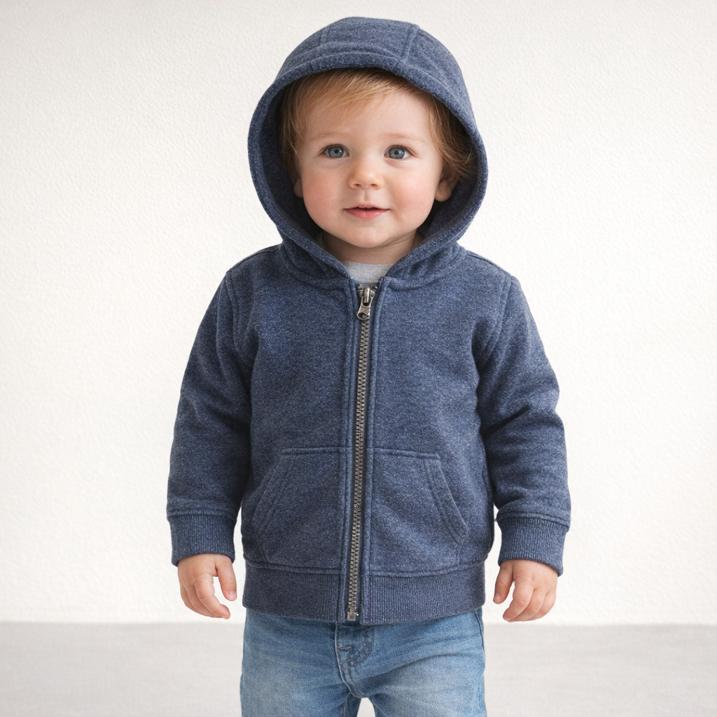 AI image for Blue Zip Up