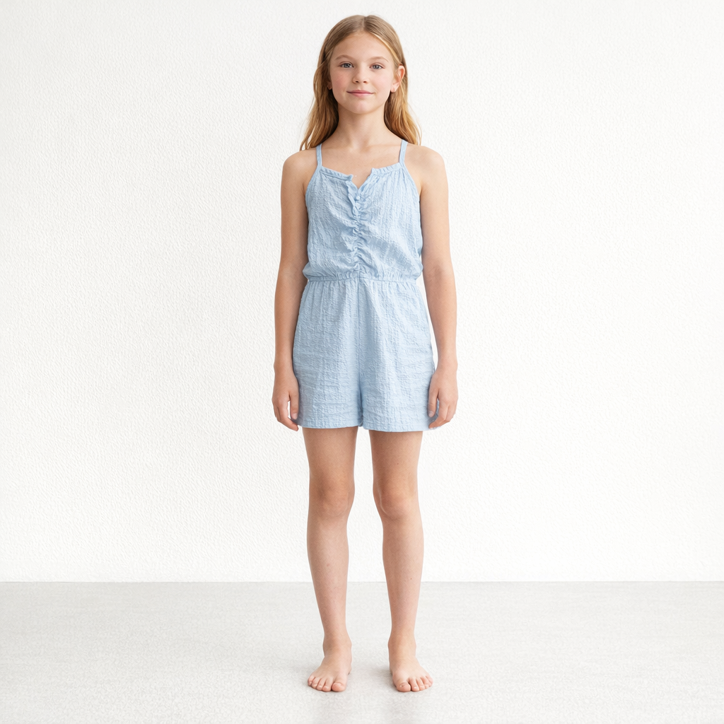 AI image for Pale Blue Playsuit