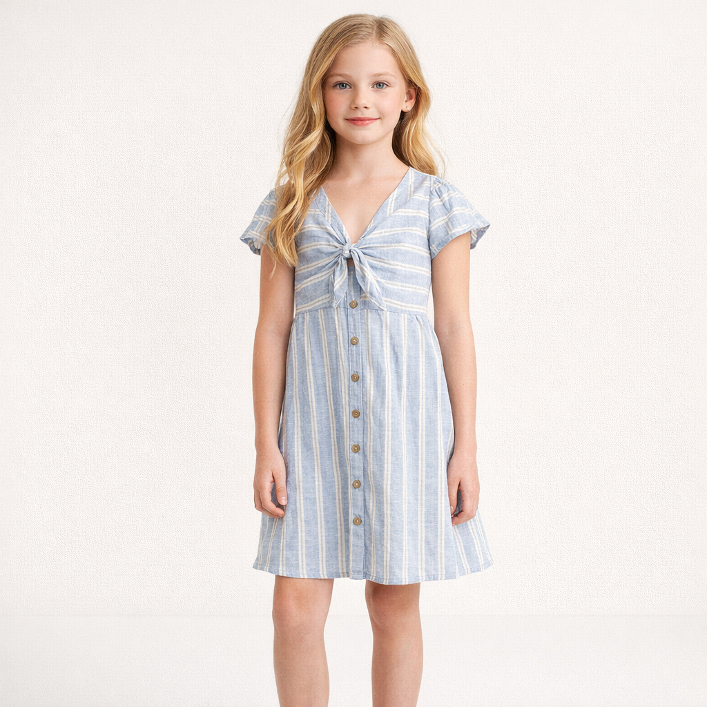 AI image for Stripe Dress