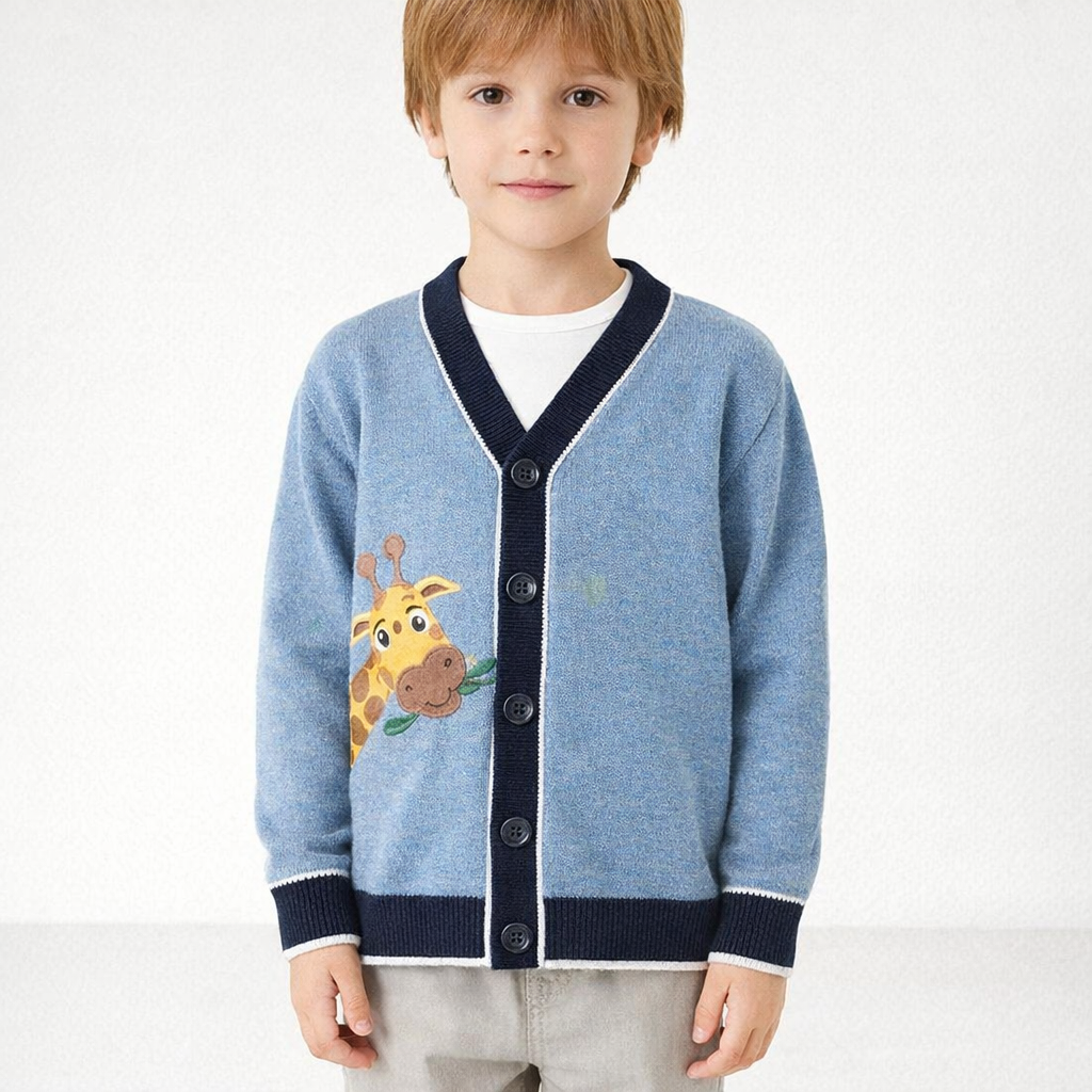 AI image for Giraffe Cardigan