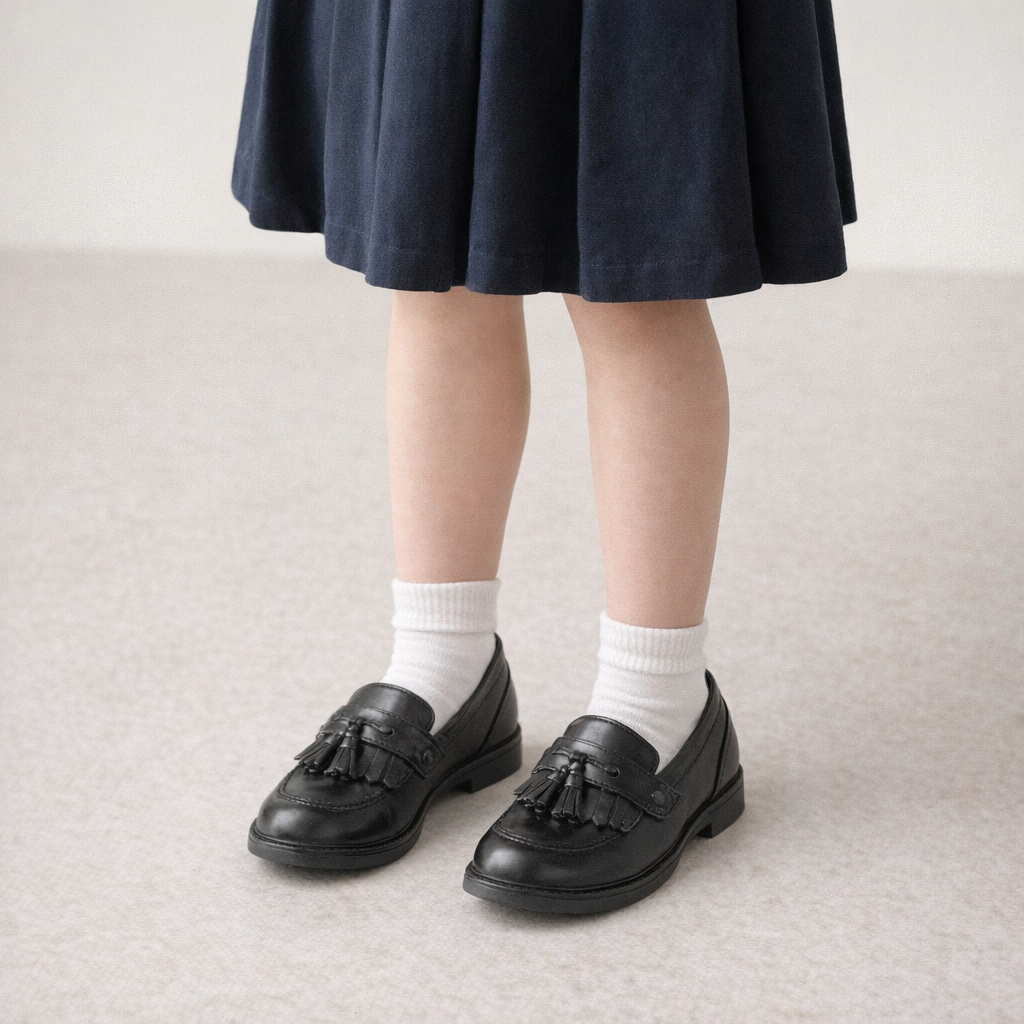 AI image for Agata Black Loafers