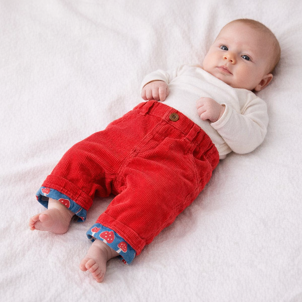 AI image for Lined Cord Toadstool Trousers