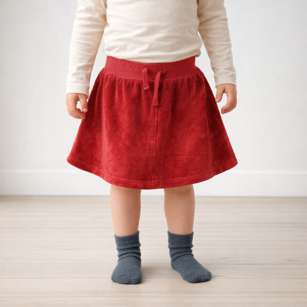 AI image for Ruby Velour Lagoon Skirt